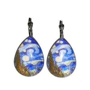 Handcrafted Starry Night Earrings
